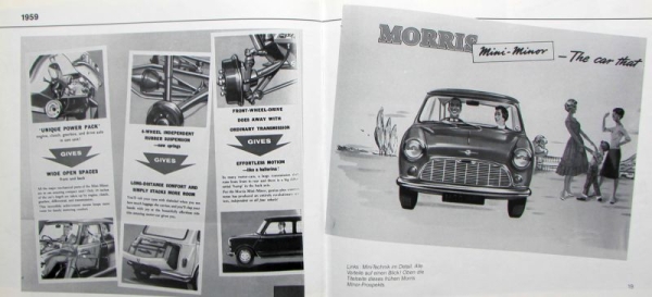 Schrader "Austin Mini Morris Cooper Clubman" Austin Mini History 1989 (4791)